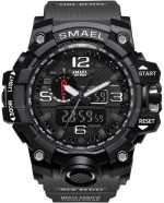 Спортен часовник SMAEL 1545 Black, черен цвят - 1