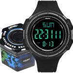 Дигитален часовник SMAEL 1618, черен цвят - 1