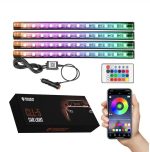 Интериорно осветление за автомобил с 4 LED ленти - 1