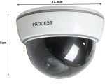Фалшива камера за видеонаблюдение IR V2, светодиод с батерии - 3