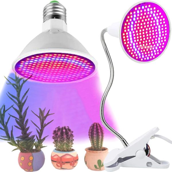 Лампа за растения с 200 LED светлини, 30W - 1