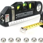 Лазерен нивелир с вградена ролетка 250 см - 9