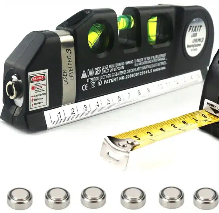 Лазерен нивелир с вградена ролетка 250 см - 9