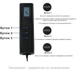 Портативна пресотерапия за крака със загряване
