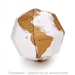 3D скреч карта Глобус тип пъзел