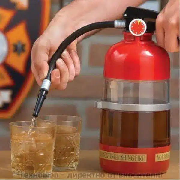 Диспенсър за напитки Пожарогасител Диспенсър за напитки Пожарогасител
