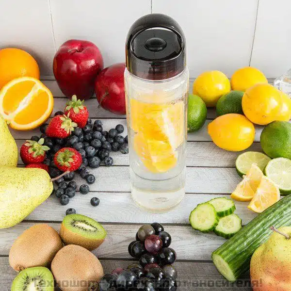 Детокс бутилка за вода и ароматни напитки Tritan Детокс бутилка за вода и ароматни напитки Tritan