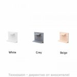 Пластмасова етажерка за стена