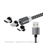 Магнитен кабел за телефон с три накрайника - Image 9