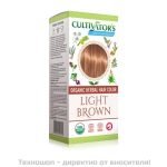 Био билкова боя за коса - светлокафяво - Cultivator's