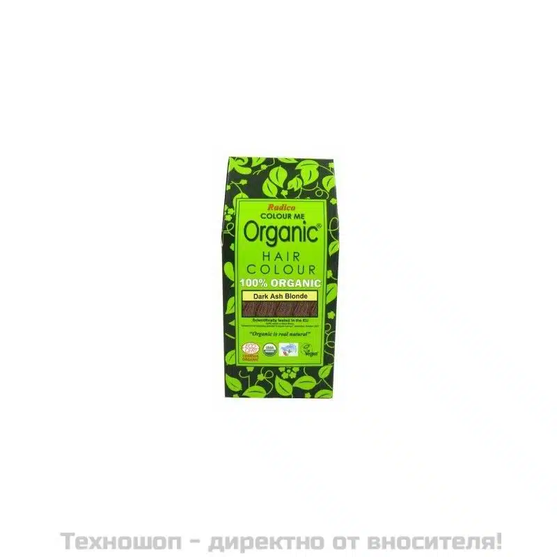 Билкова боя за коса - тъмно пепелно русо - Radico Билкова боя за коса - тъмно пепелно русо - Radico