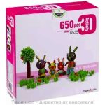 3D пъзел - Семейството на Зайо Magic Nuudles - 650бр.