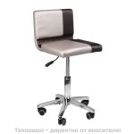 Фризьорски стол - черен/сив Gabbiano Salon
