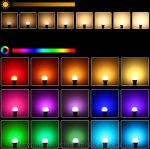 Крушка със сменящи се цветове - RGB крушка