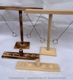 Игра с шотове и кукички - дървена