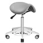 Козметична табуретка - сива Azzurro 010F