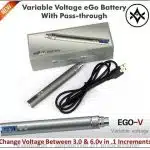 МИНИ LAVA TUBE  EGO-V С ДИСПЛЕЙ И СМЕНЯЕМ  ВОЛТАЖ