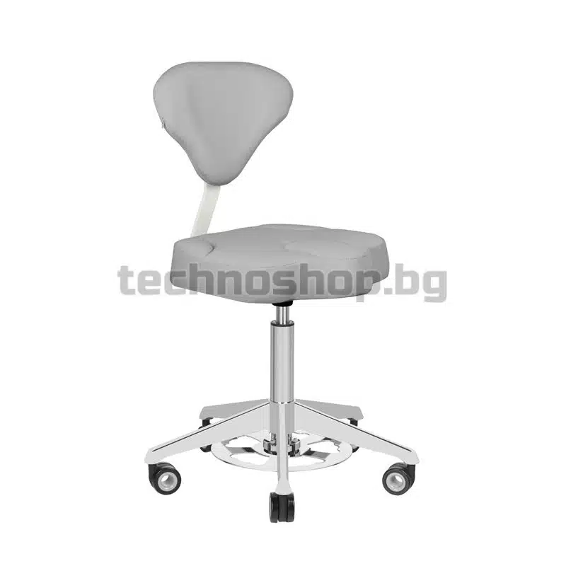 Козметична табуретка - сива Azzurro 156F Козметична табуретка - сива Azzurro 156F