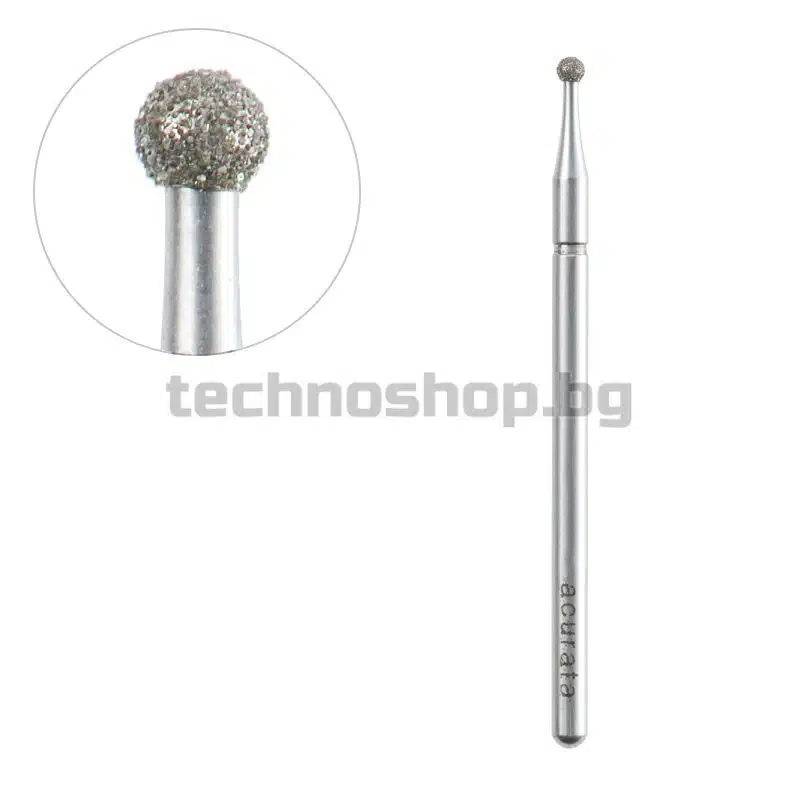 Диамантна бит тип топче Acurata 1.8 / 1.8мм Диамантна бит тип топче Acurata 1.8 / 1.8мм