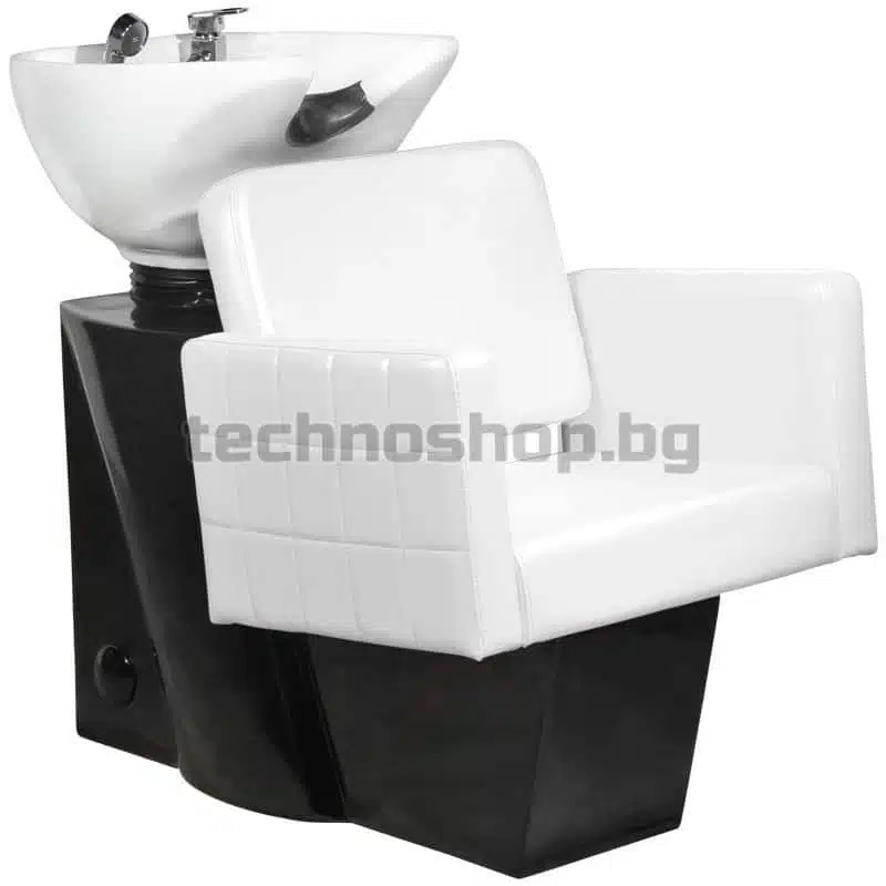 Фризьорски стол с апарат за измиване на коса - бял Gabbiano Ankara Фризьорски стол с апарат за измиване на коса - бял Gabbiano Ankara