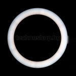 Кръгла LED лампа с държач  - черна 10