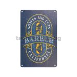 Декоративна дъска за бръснар Barber Shaves And Cuts California - B076