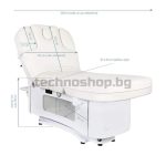 Козметично спа легло с отопление - бяло Azzurro 379