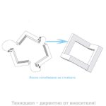 LED лампа с формата на луна