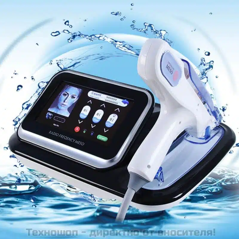 Професионален уред за мезотерапия 3в1 с RF и Фотонна терапия Професионален уред за мезотерапия 3в1 с RF и Фотонна терапия