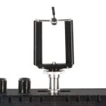 Лампа с форма на пръстен на поставка - черна 18" 55W
