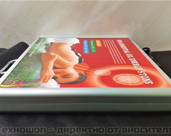 Подгряващ куфар с 28 броя вулканични камъни