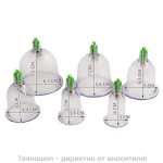 Вакуумни вендузи с помпа - комплект 12 броя