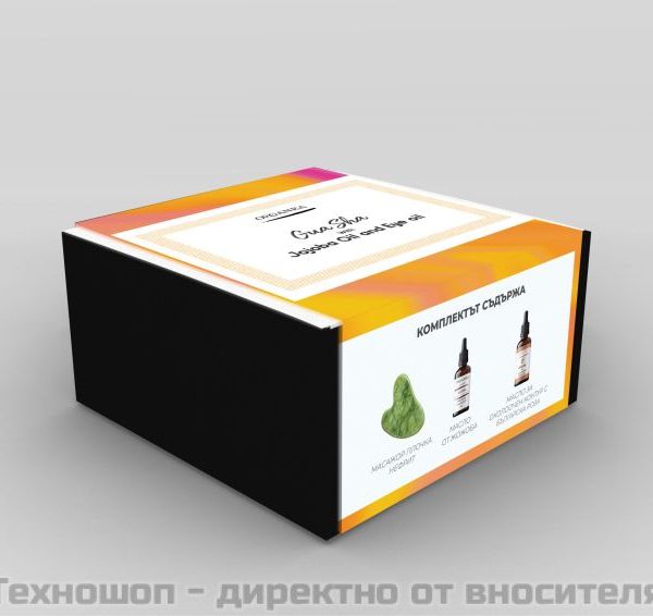 Комплект за “Гуа Ша” масаж с масло от жожоба и масло за околоочен контур с розово масло