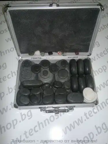 Куфар за масажни камъни