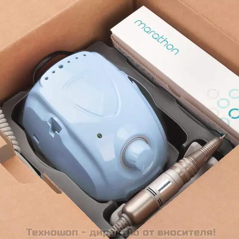 Електрическа пила за нокти - синя Saeyang Marathon 3 Champion + H200 Електрическа пила за нокти - синя Saeyang Marathon 3 Champion + H200