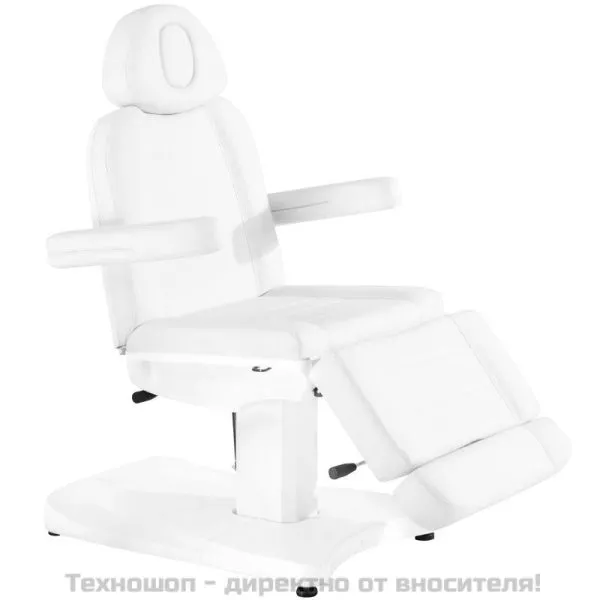 Електрически козметичен стол с 2 мотора - бял Azzurro 80A