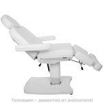 Електрически козметичен стол с 2 мотора - бял Azzurro 80A - Image 10