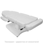 Електрически козметичен стол с 2 мотора - бял Azzurro 80A - Image 12