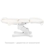 Електрически козметичен стол с 4 мотора - бял A-207 - Image 10