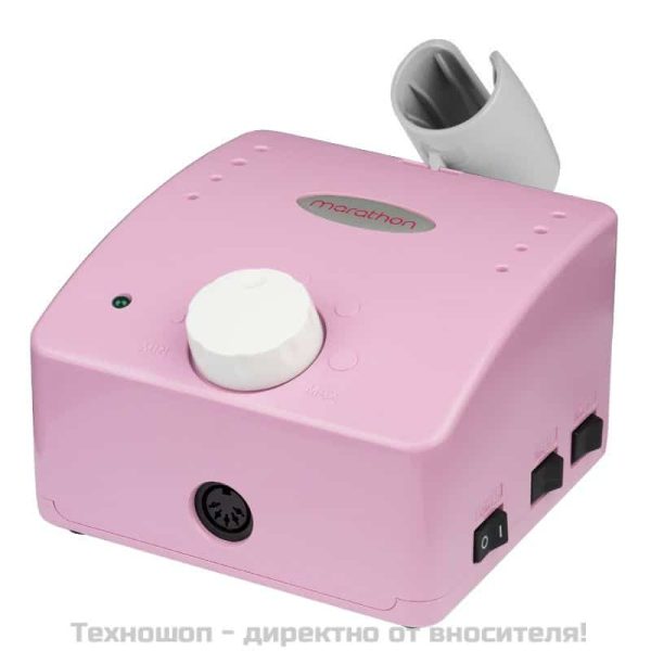 Електрическа пила за нокти - розова Saeyang Marathon K35 Cube + SH30N
