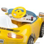 Детско фризьорско столче кола - жълт Gabbiano Porsche B041C