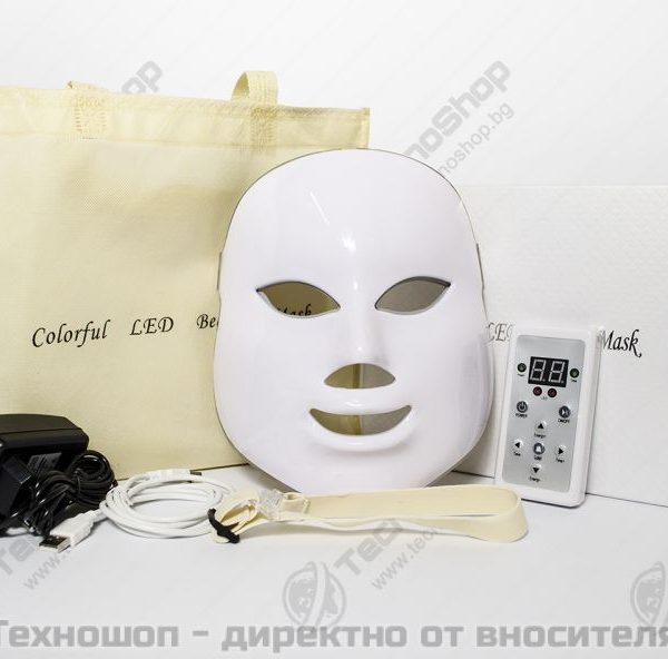 Козметична LED маска за лице - Маска за фотодинамична терапия