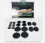 20 бр.ВУЛКАНИЧНИ МАСАЖНИ КАМЪНИ + ПОДГРЯВАЩ КУФАР