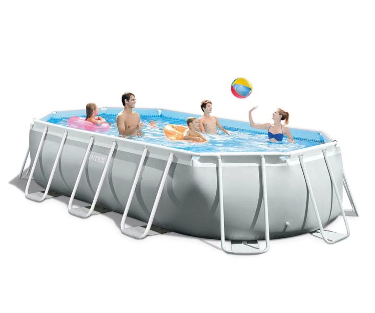 Сглобяем басейн INTEX Prism Frame Oval с филтърна помпа, 503 х 274 х 122 см. - 1