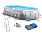 Сглобяем басейн INTEX Prism Frame Oval с филтърна помпа, 503 х 274 х 122 см. - 10