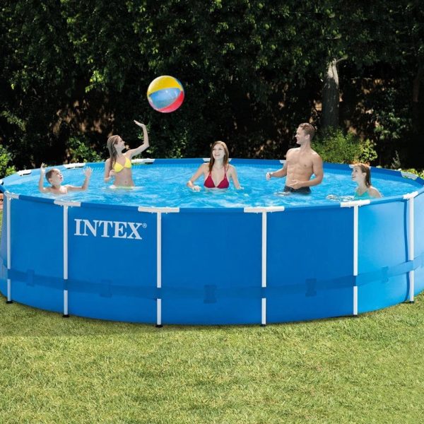 Сглобяем басейн INTEX Metal Frame с филтърна помпа, 457 х 122 см. - 1