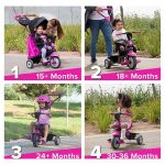 Детска триколка smarTrike 4-в-1 Swing DLX, розова - 5