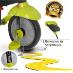 Детска триколка smarTrike 4-в-1 Glow, зелена - 8