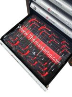 Нов Професионален Шкаф с инструменти EVERFORCE със 7 чекмеджета и отделение за закачане на инструменти - 3
