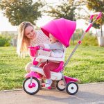 Детска триколка 4в1 smarTrike Breeze Plus, розова - 4